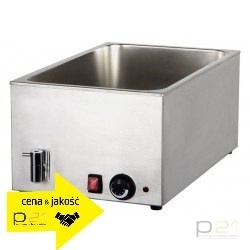 Bemar elektryczny nastawny 1xGN1/1 z kranem