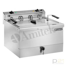 Frytownica elektryczna, 18l, nastawna, 9 kW, FC18, Amitek