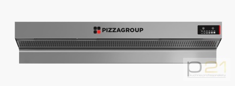 Okap K6L - 12L Pyralis, śr. 125-200mm, Pizza Group