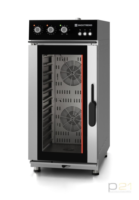Piec konwekcyjno-parowy 11 x 1/1 GN, sterowanie analogowe, 15 kW, Professional Compact 51, Inoxtrend