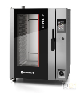 Piec konwekcyjno-parowy 11x GN1/1, sterowanie dotykowe, 16,4 kW, automatyczne mycie, Level-Up, Inoxtrend