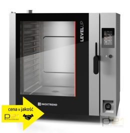 Piec konwekcyjno-parowy 11x GN2/1, sterowanie dotykowe, 23 kW, automatyczne mycie, Level-Up, Inoxtrend
