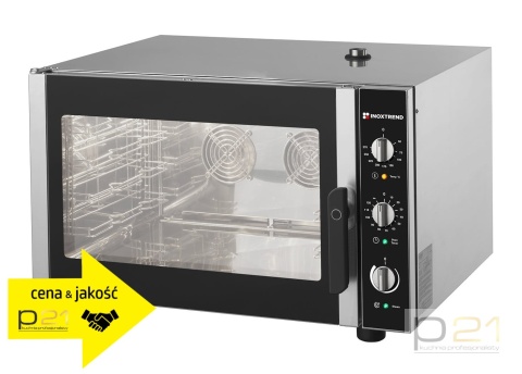 Piec konwekcyjno-parowy 4x GN1/1 (60x40), sterowanie analogowe, 6,5 kW, Verso Evo Analogic, Inoxtrend
