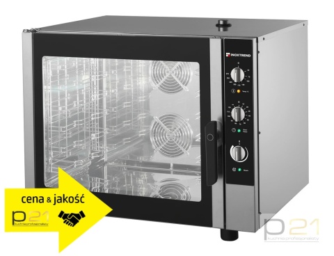 Piec konwekcyjno-parowy 6x GN1/1 (60x40), 7,9 kW, sterowanie analogowe, Verso Evo Analogic, Inoxtrend