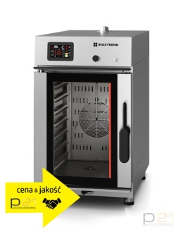 Piec konwekcyjno-parowy 7 x 1/ GN, dotykowy wyświetlacz, 8,8 kW, Professional Compact 51, Inoxtrend