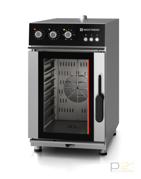 Piec konwekcyjno-parowy 7 x 1/1 GN, sterowanie analogowe, 8,8 kW, Professional Compact 51, Inoxtrend