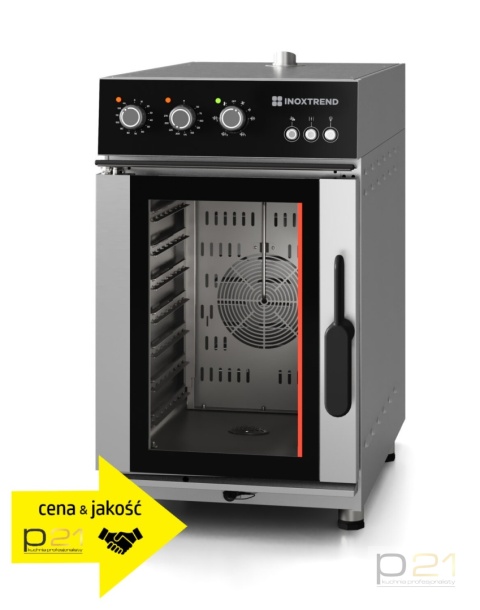 Piec konwekcyjno-parowy 7 x 1/1 GN, sterowanie analogowe, 8,8 kW, Professional Compact 51, Inoxtrend