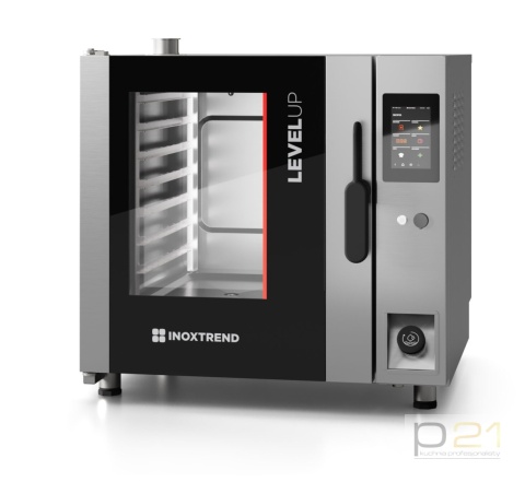 Piec konwekcyjno-parowy 7x GN1/1, sterowanie dotykowe, 8,3 kW, automatyczne mycie, Level-Up, Inoxtrend