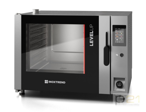 Piec konwekcyjno-parowy 7x GN2/1, sterowanie dotykowe, 16,4 kW, automatyczne mycie, Level-Up, Inoxtrend