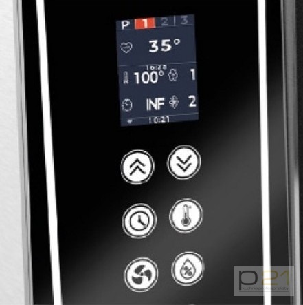 Piec konwekcyjno-parowy modułowy Helion, 4x GN1/1, sterowanie elektroniczne, OSBH41ELS, pod urządzenia Diamante70, Olis