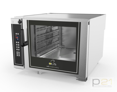 Piec konwekcyjno-parowy modułowy Helion, 4x GN1/1, sterowanie elektroniczne, OSBH41ELS, pod urządzenia Diamante70, Olis