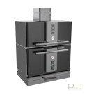 Piec opalany węglem drzewnym z szafką 400C