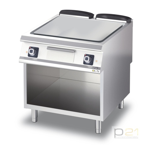 Płyta grillowa elektryczna, nierdzewna, gładka, na podstawie, M80, D94/10SFTEA, Olis