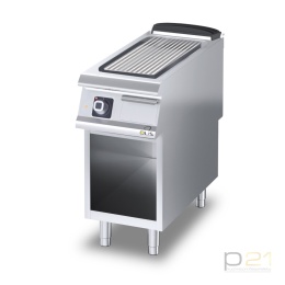 Płyta grillowa elektryczna, nierdzewna, ryflowana, na podstawie, M40, D92/10SFTEAR, Olis