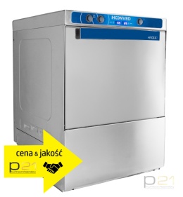 Zmywarka do naczyń, kosz 50x50, 400V, dozowniki płynów, pompa odpływu, Hygea HY503 DP, Hoonved