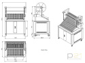 Grill opalany węglem KOPA Parilla P130S Grill opalany węglem KOPA Parilla P130S