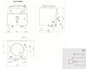 Kocioł elektryczny 80 l, grzanie pośrednie, 9,8 kW, Diamante 700, D74/10PEI08, Olis