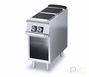 Kuchnia elektryczna 2-palnikowa kwadratowa 5,2 kW, na podstawie, Diamante 700, Olis Kuchnia elektryczna 2-palnikowa kwadratowa 5,2 kW, na podstawie, Diamante 700, Olis