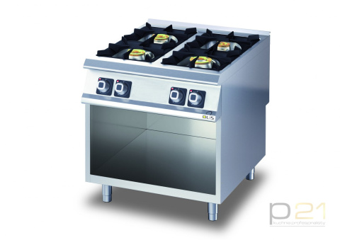 Kuchnia gazowa 4-palnikowa na podstawie, 21,7 kW, Diamante 90, D94/10CG, Olis Kuchnia gazowa 4-palnikowa na podstawie, 21,7 kW, Diamante 90, D94/10CG, Olis