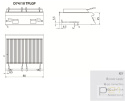 Lava grill, bez podstawy, 14 kW, Diamante 700, D74/10 TPLGP, Olis Lava grill, bez podstawy, 14 kW, Diamante 700, D74/10 TPLGP, Olis