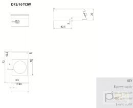 WOK indukcyjny bez podstawy, 5 kW, Diamante 700, D72/10TCIW, Olis