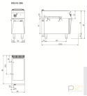 Bemar gazowy, 3 kW, 1x GN1/1 + 1x GN1/3, na podstawie, Diamante 90, Olis Bemar gazowy, 3 kW, 1x GN1/1 + 1x GN1/3, na podstawie, Diamante 90, Olis
