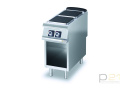 Kuchnia elektryczna 2-palnikowa, na podstawie, 8 kW, kwadratowe palniki, Diamante 90, Olis Kuchnia elektryczna 2-palnikowa, na podstawie, 8 kW, kwadratowe palniki, Diamante 90, Olis