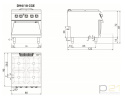 Kuchnia gazowa 4-palnikowa z elektrycznym piekarnikiem, 21,7 + 6 kW, Diamante 90, Olis