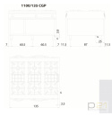 Kuchnia gazowa 6-palnikowa, na podstawie, 60 kW, Linia 1100, Olis Kuchnia gazowa 6-palnikowa, na podstawie, 60 kW, Linia 1100, Olis
