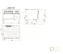 Kuchnia gazowa 6-palnikowa z piekarnikiem elektrycznym, 32,2 + 6 kW, Diamante 90, Olis