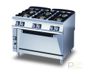 Kuchnia gazowa 6-palnikowa z piekarnikiem gazowym, 32,3+12 kW, Diamante 90, Olis Kuchnia gazowa 6-palnikowa z piekarnikiem gazowym, 32,3+12 kW, Diamante 90, Olis