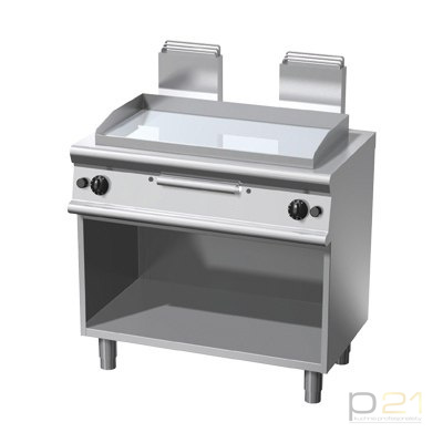 Płyta grillowa gazowa, gładka, chromowana z termostatem, 9,5 kW, Linia 1100, Olis Płyta grillowa gazowa, gładka, chromowana z termostatem, 9,5 kW, Linia 1100, Olis