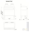 Płyta grillowa gazowa, gładka, chromowana z termostatem, 9,5 kW, Linia 1100, Olis Płyta grillowa gazowa, gładka, chromowana z termostatem, 9,5 kW, Linia 1100, Olis