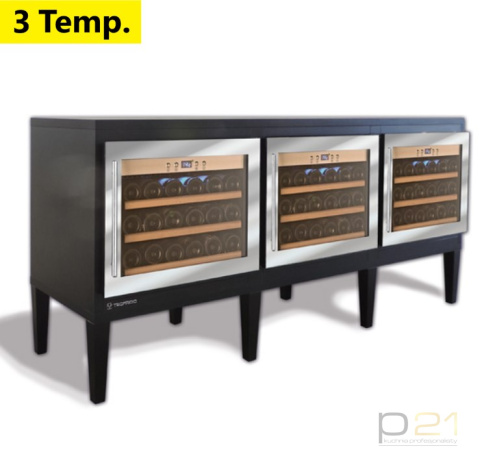 Szafa do przechowywania i ekspozycji wina, poj. 54 butelki, 3 temperatury, Vinity 3 O, Tecfrigo 1080017 Szafa do przechowywania i ekspozycji wina, poj. 54 butelki, 3 temperatury, Vinity 3 O, Tecfrigo 1080017