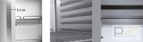 Szafa mroźnicza monoblokowa, 490 l, ze sterowaniem dotykowym, Olis 1021000 Szafa mroźnicza monoblokowa, 490 l, ze sterowaniem dotykowym, Olis 1021000