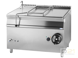 Patelnia przechylna, gazowa, poj. 120l, 23 kW, dno Inox, GBS120.912 Inox, Gasztrometal