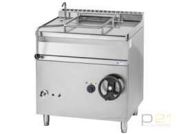 Patelnia przechylna, gazowa, poj. 50l, 10,3 kW, dno Inox, GBS50.78 Inox, Gasztrometal