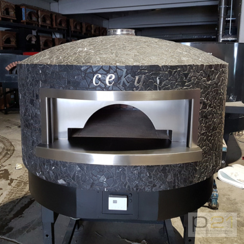 Piec do pizzy gazowy/ gazowy + drewno, Granvolta 100cm, F10GG, Ceky Piec do pizzy gazowy/ gazowy + drewno, Granvolta 100cm, F10GG, Ceky