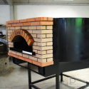 Piec do pizzy gazowy/ gazowy + drewno, Rotondo 100cm, F10RG, Ceky Piec do pizzy gazowy/ gazowy + drewno, Rotondo 100cm, F10RG, Ceky