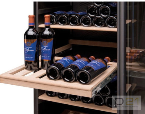 Szafa do przechowywania i ekspozycji wina, poj. 146 butelek/298 l, Tecfrigo Wine 155 Black Szafa do przechowywania i ekspozycji wina, poj. 146 butelek/298 l, Tecfrigo Wine 155 Black