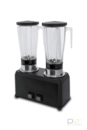 Blender barmański podwójny, czarny, 2x dzbanek poliwęglanowy, T82/2, Quamar Blender barmański podwójny, czarny, 2x dzbanek poliwęglanowy, T82/2, Quamar