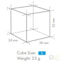 Kostkarka do lodu Hoshizaki, 100kg/24h, poj. 50kg zasobnik, chłodzenie wodą, IM-130WNE-HC