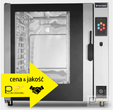 Piec konwekcyjno-parowy gazowy 11x GN2/1, sterowanie dotykowe, 23 kW, automatyczne mycie, Level-Up, Inoxtrend Piec konwekcyjno-parowy gazowy 11x GN2/1, sterowanie dotykowe, 23 kW, automatyczne mycie, Level-Up, Inoxtrend