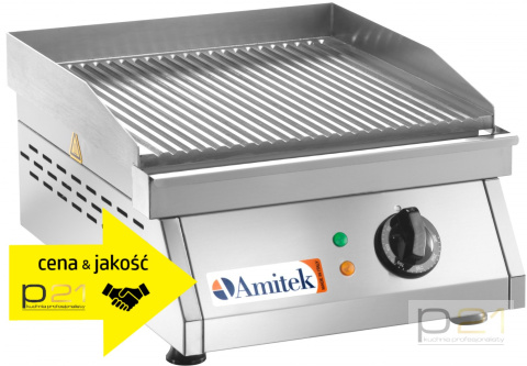 Płyta grillowa elektryczna, ryflowana, 3000 W, Amitek Płyta grillowa elektryczna, ryflowana, 3000 W, Amitek