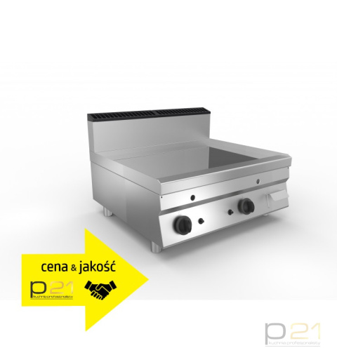 Płyta grillowa gazowa, gładka, chromowana, 13 kW, nastawna, 800x700, P21 Proxy70 Płyta grillowa gazowa, gładka, chromowana, 13 kW, nastawna, 800x700, P21 Proxy70