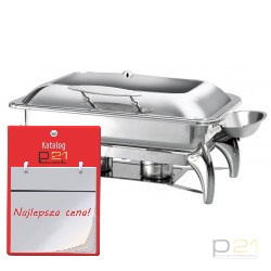 Podgrzewacz na pastę GN 1/1, pokrywa ze stali nierdzewnej