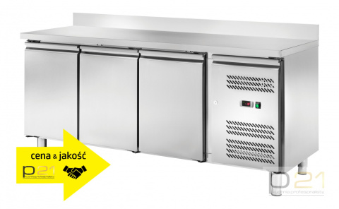 Stół mroźniczy GN1/1 z rantem trzydrzwiowy, agregat z boku, poj. 417 l, AK3200BT, Amitek Stół mroźniczy GN1/1 z rantem trzydrzwiowy, agregat z boku, poj. 417 l, AK3200BT, Amitek