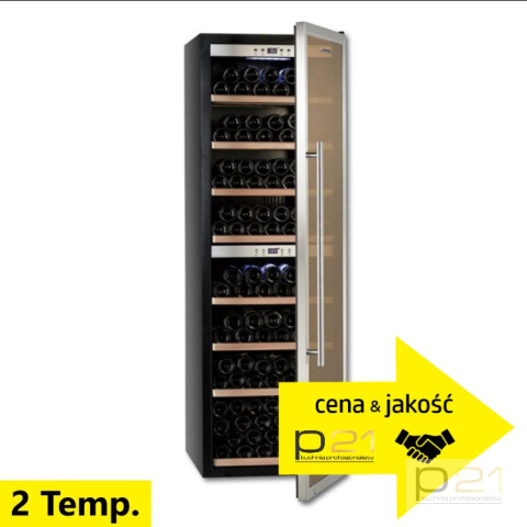 Szafa do przechowywania i ekspozycji wina, poj. 181 butelek, 2 temperatury, Sommelier 482, Tecfrigo 1080014