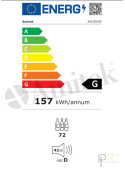 Szafa do przechowywania wina, poj. 72 butelki, AKD200W, Amitek 1080009