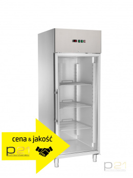 Szafa mroźnicza przeszklona, 650l, GN2/1, Amitek AK650BTG